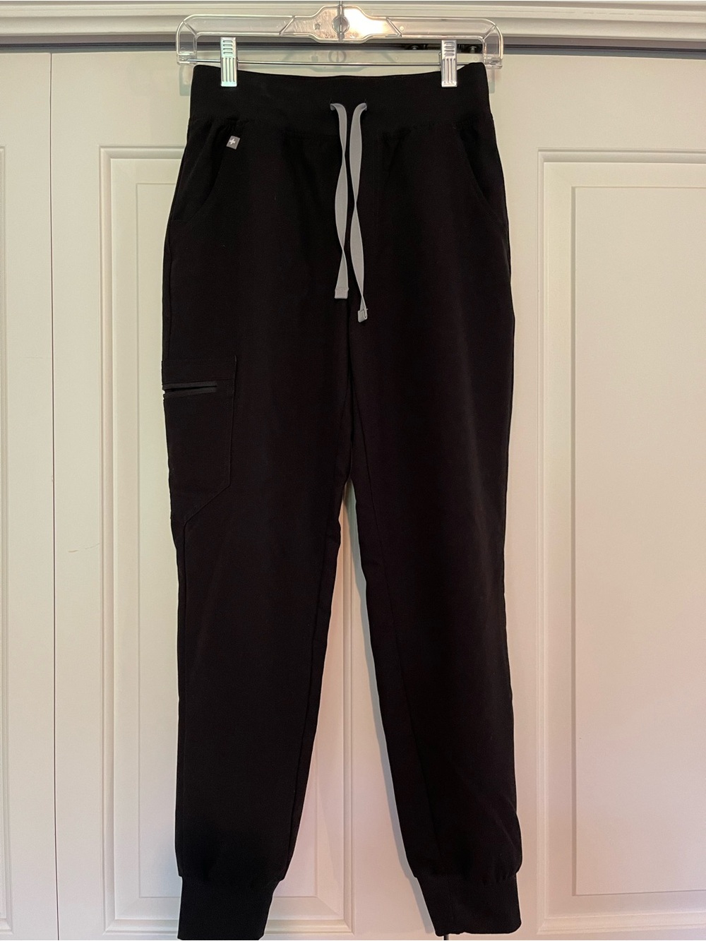 FIGS XS Petite Black High Waisted Zamora Joggers